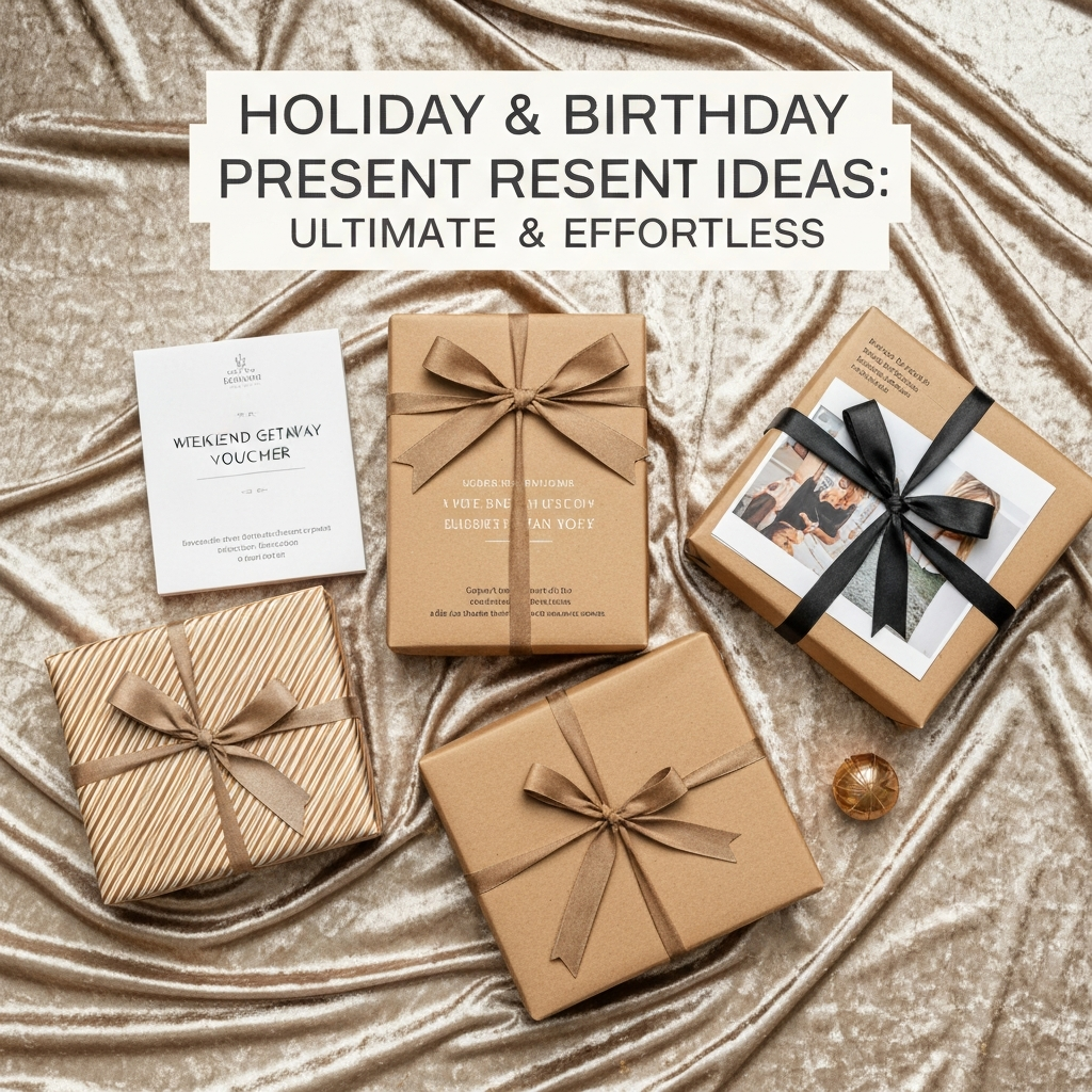 Generate a high-quality, relevant image prompt for an article about: Holiday & Birthday Present Idea